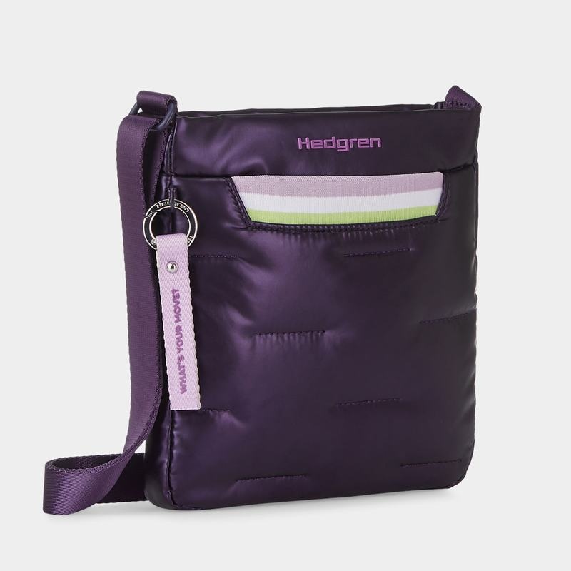 τσάντεσ χιαστί Hedgren Cushy γυναικεια μωβ βαθυ μπλε | AED729IN